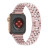 37046 Ремешок iWatch 42/44/45 мм метал. со стразами 3 ряда