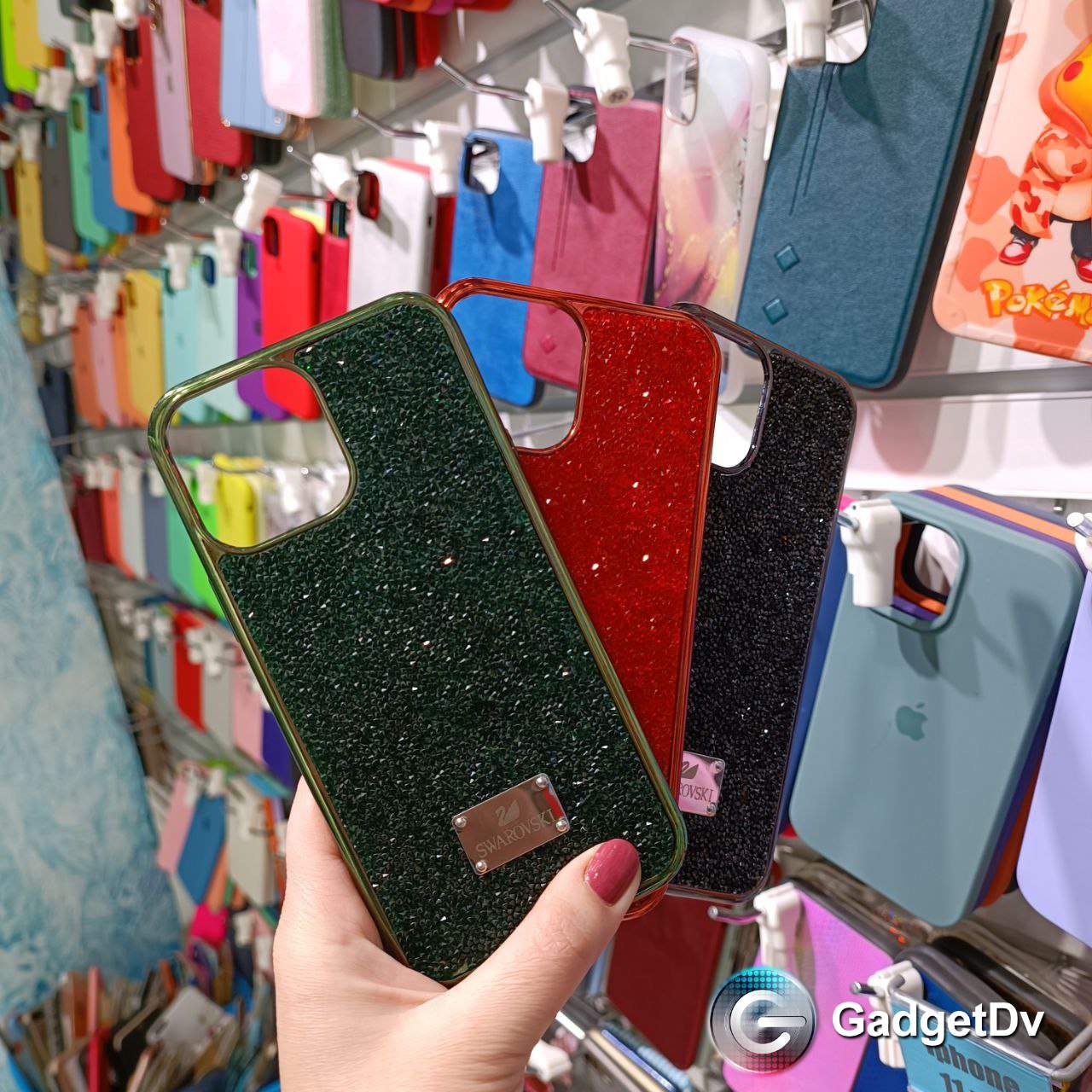 20434 iPhone13 Pro защитная крышка-чехол Swarovski
