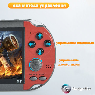 23113  Карманная игровая приставка X7
